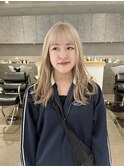 CAF FUKO/ホワイトベージュ/ハイトーンカラー/大阪/心斎橋