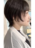 【藤沢/辻堂】黒髪ショート/ウルフ/レイヤー/顔まわりカット