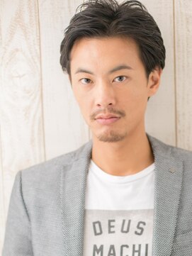 グルーミングサロン バーバー キャッスル 北浦和西口(Grooming salon Barber Castle) 濡れたような質感で大人の色気！アッシュオリーブヘアT北浦和