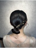結婚式ヘアセット
