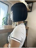 kana 切りっぱなしボブ
