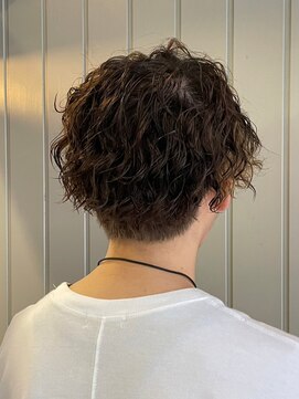 ラギッド 大野城店(RUGGED) 束感ツイストスパイラルパーマ×無造作メンズセンターパート