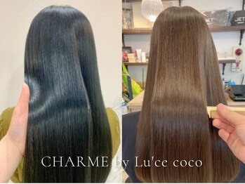 シャルムバイルーチェココ(CHARME by Lu'ce coco)の写真/【西鉄平尾駅徒歩２分】艶感が分かる≪スタイル動画≫が大好評◎おもわず二度見されるような髪艶が叶う＊