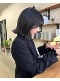 トーンと色落ち過程を合わせて暗めカラー