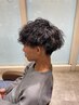 《男性stylist指名限定》カット+ツイストスパイラルパーマor波パーマ