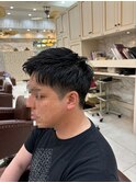 ツーブロショート