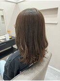マットアッシュカラー×ミディアムレイヤー