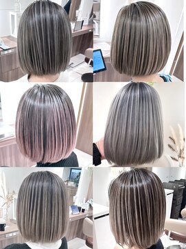 アッシュ 大宮店(Ash) ボブバレイヤージュカタログ2