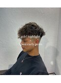 “スペインカール パーマ” “ハイライト カラー”