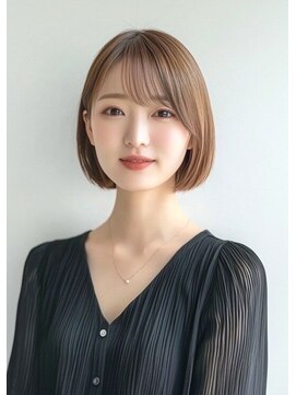 ライズ ネックス ザ サロン 渋谷(LIZE nex the salon) 小顔ボブ#渋谷駅#韓国#髪質改善#トリートメント