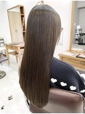 酸熱トリートメント◎艶感グレージュ
