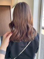 ミルヘアデザイン(mil hair design)&nbsp;ベージュカラー/ロング/セミロング/ミルクティーベージュカラー