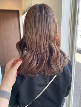 ミルヘアデザイン(mil hair design) ベージュカラー/ロング/セミロング/ミルクティーベージュカラー