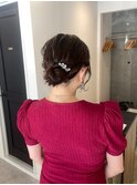 ルーズアップシニヨン