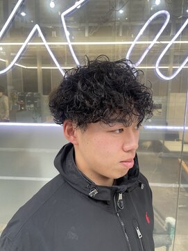 メンズサロン キング 梅田店(Men’s salon K!ng) 波巻きツイストスパイラルパーマ/フェザーパーマ/眉毛/メンズ