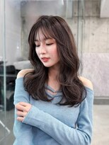 フィヴェント(Fivent)&nbsp;美髪韓国レイヤーイメチェン似合わせワイドバングロングレイヤー