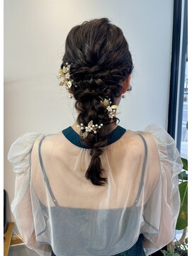 ヘアーデザイン キレイ(HAIR DESIGN Kirei) 大人気結婚式♪編みおろしヘア
