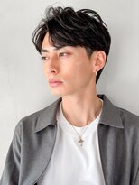 ワイドバングシースルーバング艶感こなれヘア美髪イメチェン