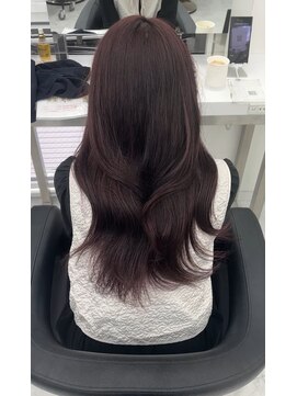 ジルバイジゼル(JILL by GiseL) アサイーカシスカラー　ロング