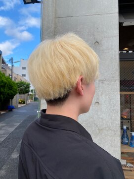 チップタップ 保谷店(tip top) 抜きっぱなしブリーチ×マッシュ