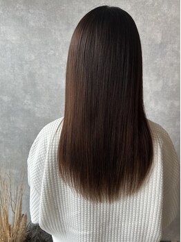 ダリー 菊水店(Dali)の写真/髪の内部から補修し、髪の芯から輝く美艶ヘアに♪カラーやパーマで傷んだ髪の毛も、指通りの良い艶髪に★