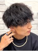 初めてのパーマでも◎ラフな質感が人気のシャドウパーマ