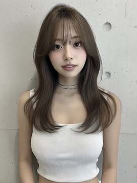 ユーフォリア 渋谷グランデ(Euphoria SHIBUYA GRANDE) 韓国ヘア 韓国風レイヤー 顔周りレイヤー 小顔カット 波巻き