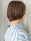 □ウザバングカーキベージュマッシュボブ405上尾20代30代40代