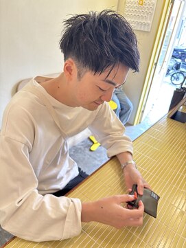 ヒントステーション(HINTSTATION) 〈浅草 半個室〉メンズカット/スパイキーショート