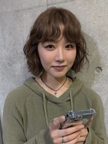 ナループロアボタン(Nalu pu loa BOTAN)&nbsp;ボブパーマ/レイヤーパーマ/オリーブベージュ