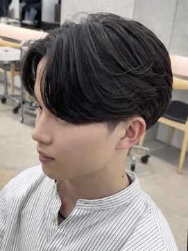 フィフス(fifth) 原宿フェザーパーマニュアンスパーマメンズパーマセンターパート