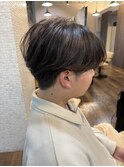 メンズ/カット/パーマ/フェザー/韓国風/ショート/ヘッドスパ/