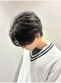 東武練馬 メンズカット 毛流れセンターパート