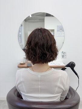 シー 自由が丘(sii.) ニュアンスパーマ × ボブ