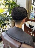 縮毛分けスタイル