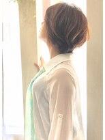 ヘアカフェ コトノハ(hair cafe Kotonoha) 【コトノハ】ナチュラルショート大人かわいい丸みショート