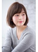 joemi3Dカラージグザグバングミニマムボブノットヘアー　花野