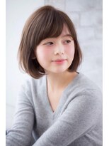 ジョエミバイアンアミ(joemi by Un ami)&nbsp;joemi3Dカラージグザグバングミニマムボブノットヘアー　花野