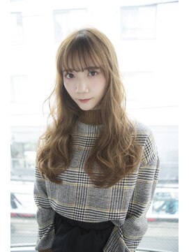 サロンドミルク 原宿(salon de MiLK) 【salon de MiLK 原宿】やわらかカラー×ふわふわウェーブ