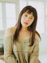 美容室チック 大島店(chic)&nbsp;ナチュラル前上がりロング［大島/大島駅］