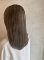 アグ ヘアー レーヴ 秋田市泉店(Agu hair reve) 柔らかく自然な仕上がりの縮毛矯正をかけさせて頂きます。