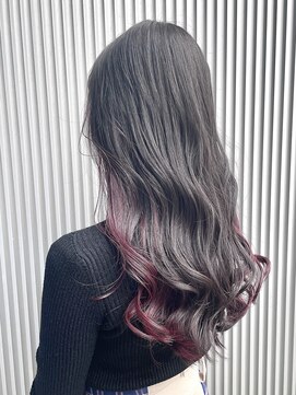 リベラ(LIBERA) 《TARO》ロングヘア×インナーカラー ラベンダーピンク