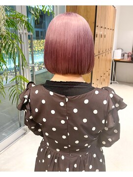 ジュリエッタ(giulietta) お客様snap ボブ×ピンクベージュ