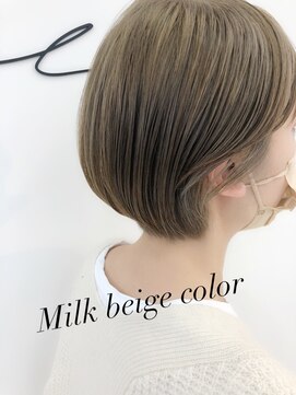 イコール 銀座(equal) 美髪/くすみブルー/ネビージュ/大人かわいい/こなれミディ[銀座]