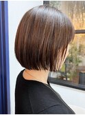 《knit銀座》大人可愛い20代30代40代ショートボブ丸み前下がり
