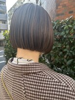 ネオヘアー 曳舟店(NEO Hair)&nbsp;ボブ/透明感ベージュ/オリーブグレージュブリーチなしカラー曳舟