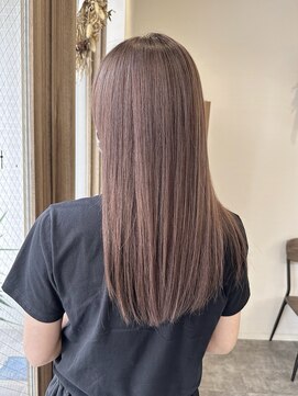 リベストバイジェービー 稲毛(li best. byjb) ピンクベージュ/インナーグレージュ/マチルダボブ/前髪【稲毛】