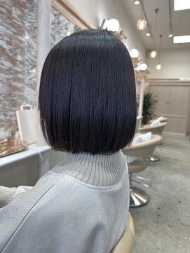 エル バイ ロンド 関(elle by Lond) [elle by lond]栗原　瑠世　縮毛矯正　ボブ