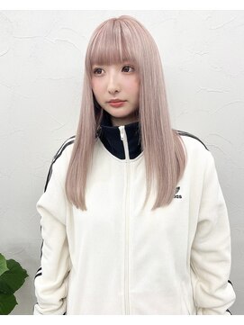 ソソ(soso) ハイケアブリーチ×ピンクミルクティーベージュ