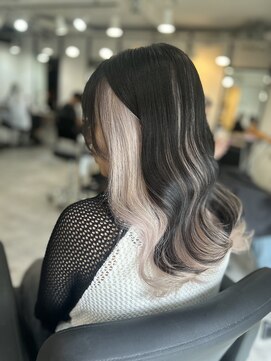 ラフ 難波店(LAFF) #セミディ#シアーカラー#ショートヘア#姫カット#ダークアッシュ